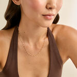 Collier Camelie Argent Dor&eacute; A L'Or 750/1000 - Colliers ete Femme | Marc Orian