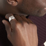 Chevali&egrave;re Cillian Argent Blanc - Bijoux personnalis&eacute;s Homme | Marc Orian