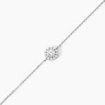 Bracelet Princess Argent Blanc Oxyde De Zirconium - Bracelets fantaisie Femme | Marc Orian