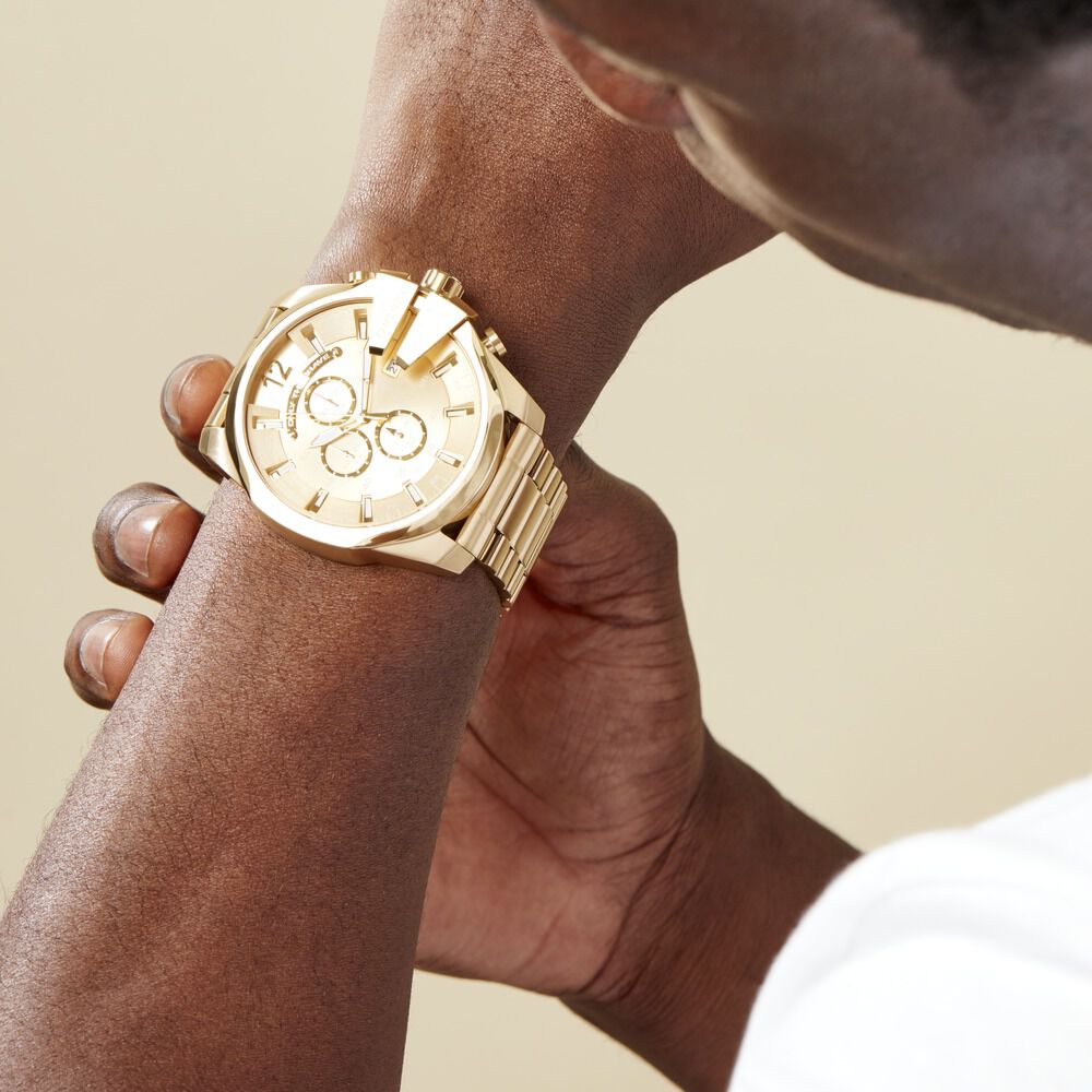 Montre diesel homme sale or