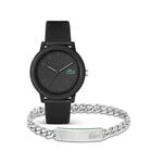 Montre Lacoste 12.12 Noir - Montres &eacute;tanches Homme | Marc Orian