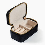 Boite &agrave; Bijou Tissu Noir - Id&eacute;es cadeaux Famille | Marc Orian