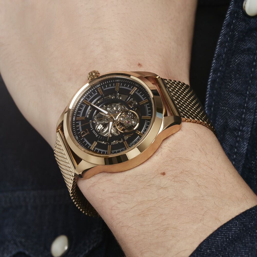 Montre Pierre Lannier Automatique Noir - Montres automatiques Homme | Marc Orian