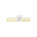 Bague Solitaire Rosemonde Or Jaune Oxyde De Zirconium - Solitaires Femme | Marc Orian