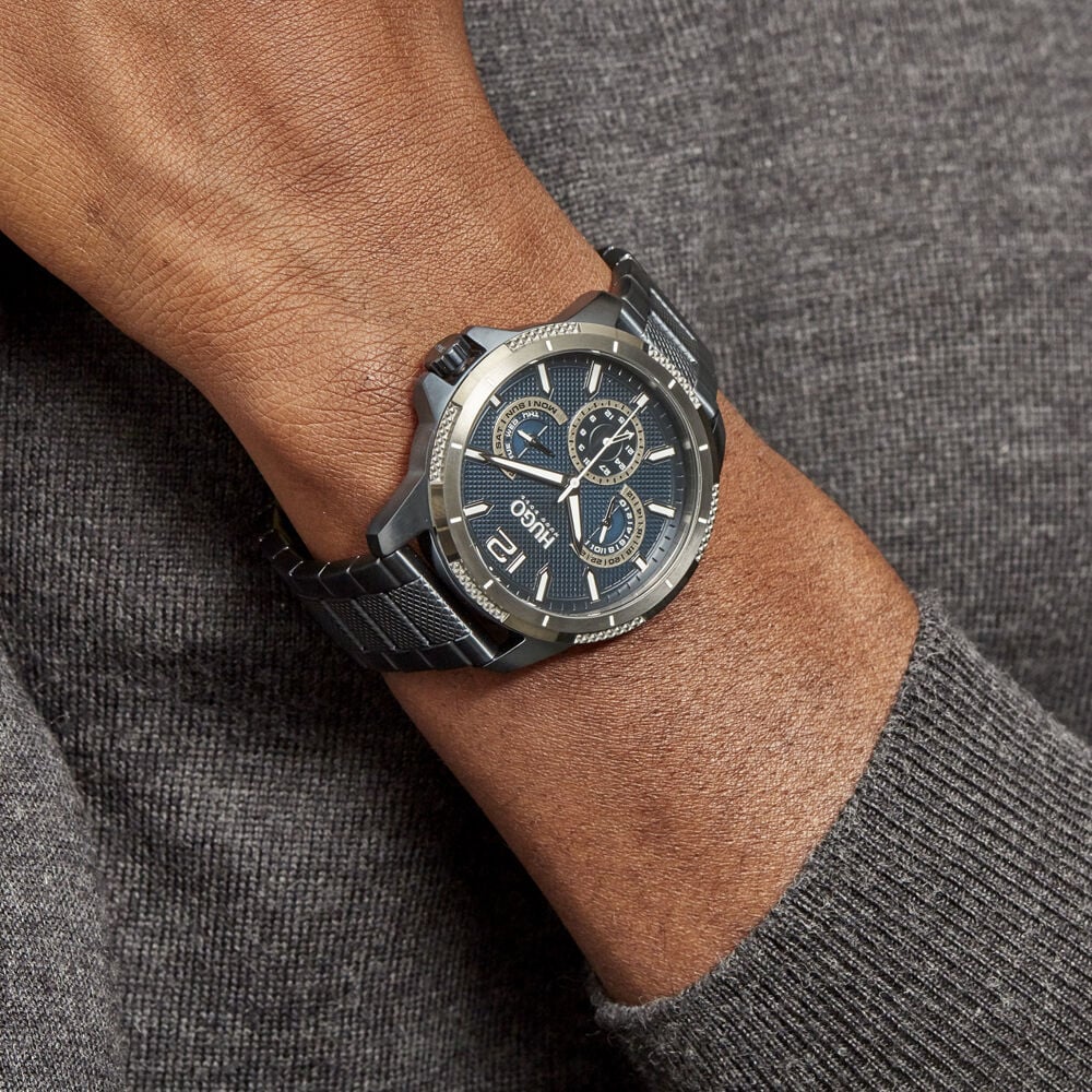 Montre Hugo Sport Bleu - Montres étanches Homme | Marc Orian