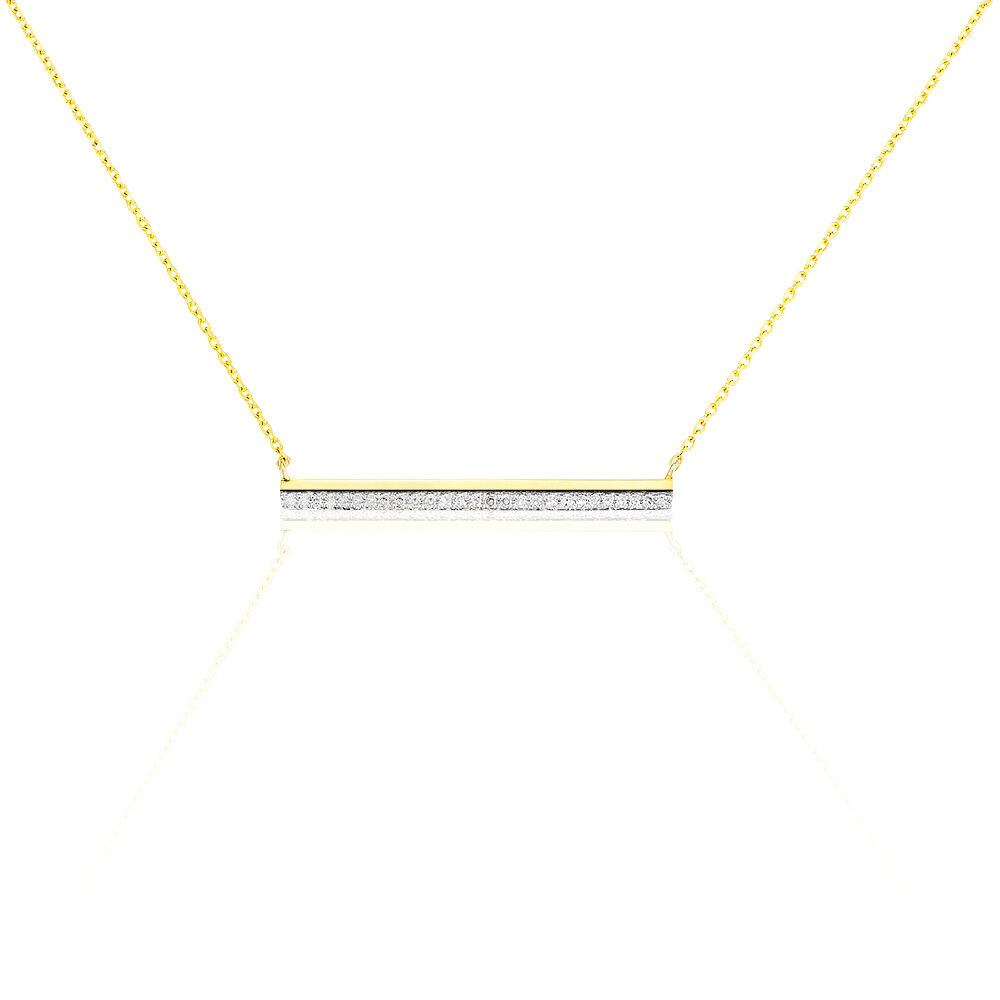 Collier Sahteene Or Jaune Diamant - Colliers avec pierres Femme | Marc Orian