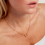Collier Louka Acier Jaune Oxyde De Zirconium - Colliers avec pierres Femme | Marc Orian
