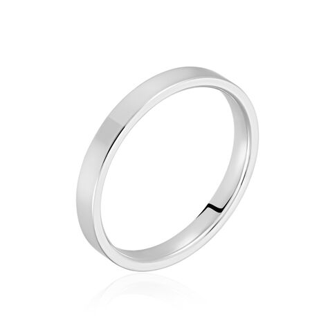 Alliance Or Blanc Gaaia 3mm - Alliances personnalisées Famille | Marc Orian