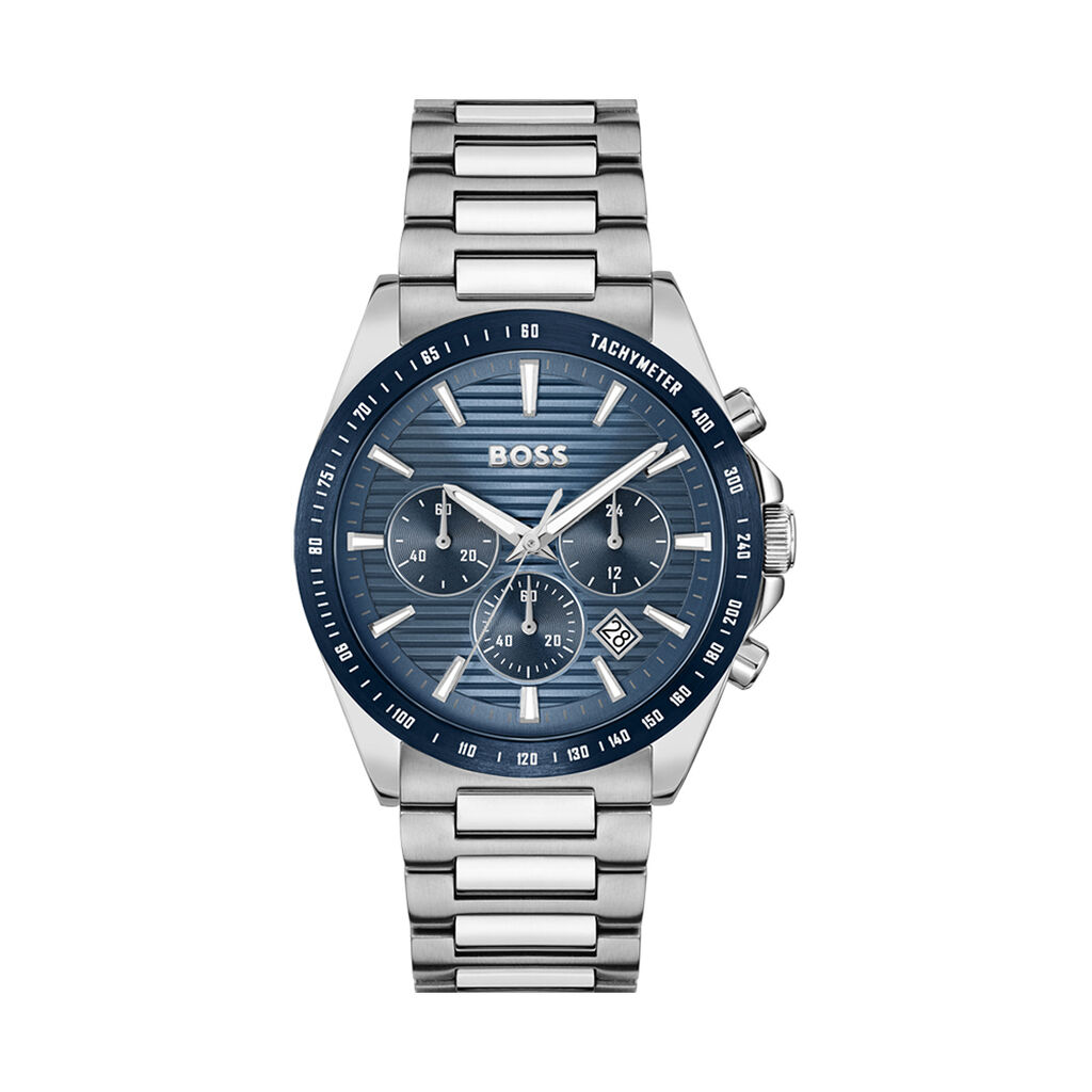 Montre Boss Strike Chrono Bleu - Montres étanches Homme | Marc Orian