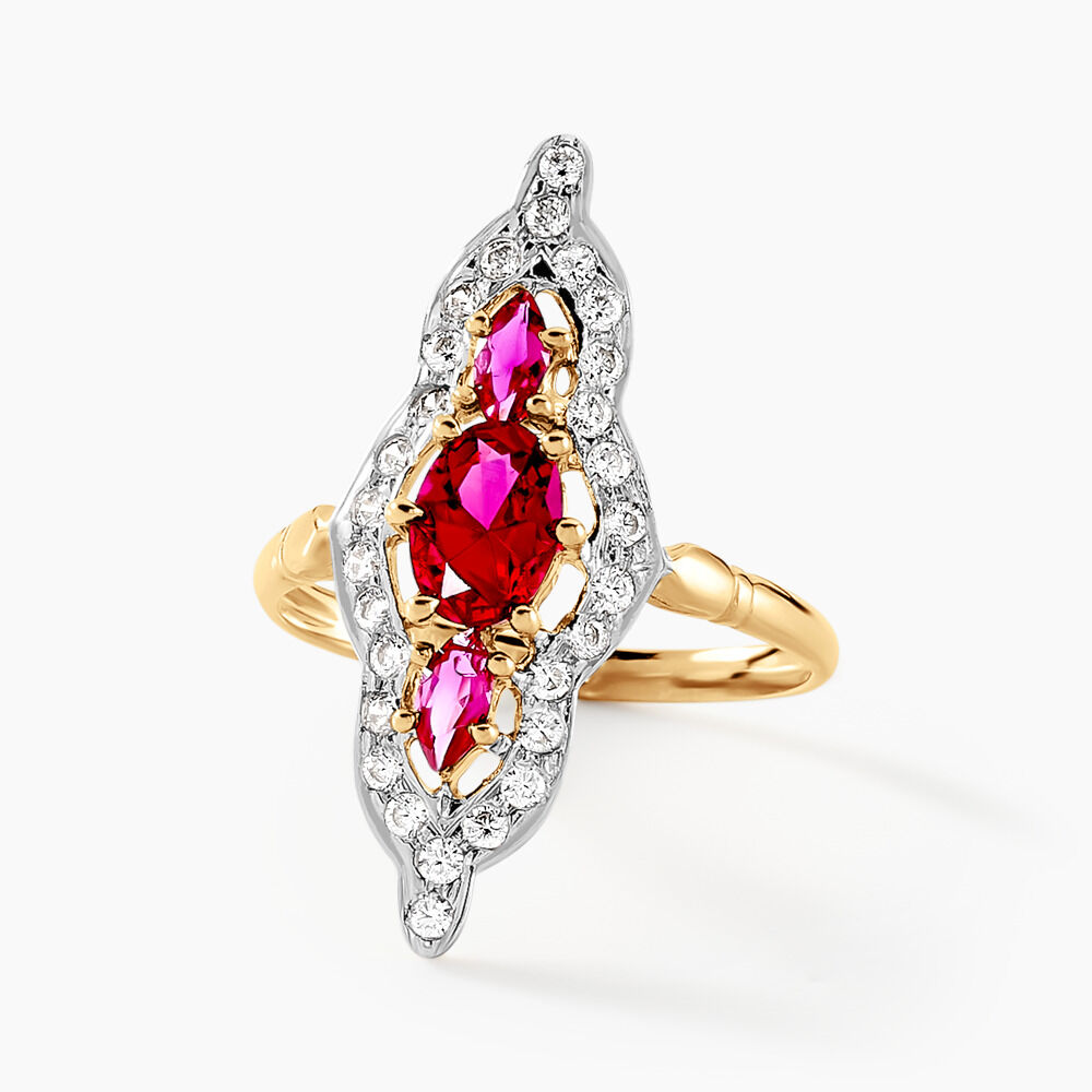 Bague Marchionessa Or Jaune Oxyde De Zirconium - Bagues avec pierre Femme | Marc Orian