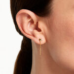 Boucles D'Oreilles Pendantes Falone Plaqu&eacute; Or Jaune - Pendantes Femme | Marc Orian