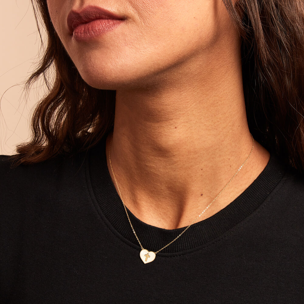 Collier Lawrie Or Jaune Nacre - Colliers avec pierres Famille | Marc Orian