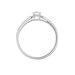 Bague Solitaire Katalina Or Blanc Diamant - Parures de mariage Femme | Marc Orian
