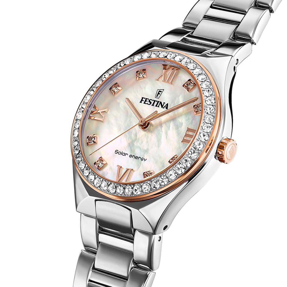 Montre Festina Solar Energy Nacre - Montres étanches Femme | Marc Orian