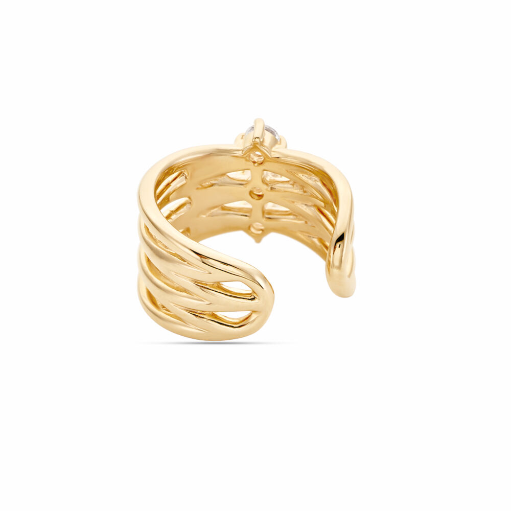 Bijou D'oreille Unitaire Nevil Plaqué Or Jaune Oxyde De Zirconium - Piercings d'oreilles Femme | Marc Orian