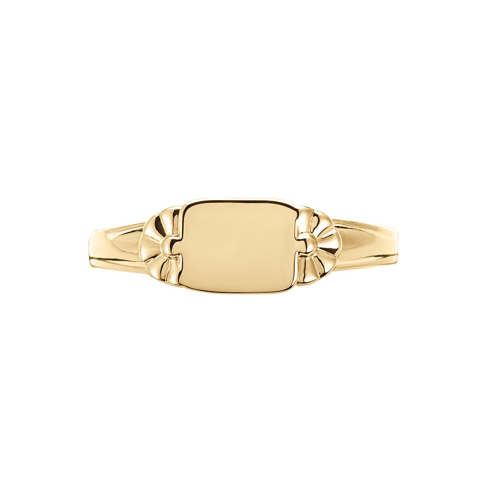 Chevalière Darian Plaqué Or Jaune - Chevalières Femme | Marc Orian