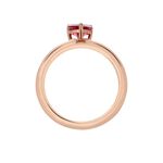 Bague Solitaire Kelvyn Argent Rose Oxyde De Zirconium - Bijoux fantaisie Femme | Marc Orian