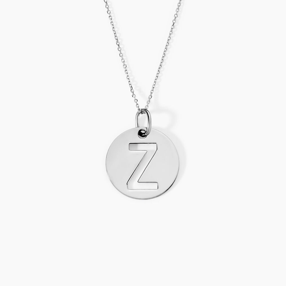 Pendentif Elio Z Argent Blanc - Bijoux fantaisie Famille | Marc Orian