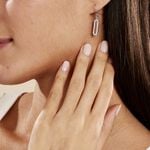 Boucles D'oreilles Pendantes Isabel Argent Blanc Oxyde De Zirconium - Pendantes Femme | Marc Orian