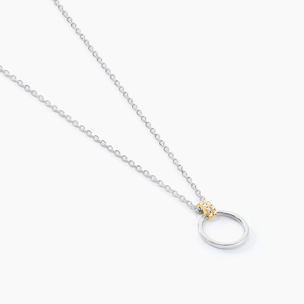 Collier Marcie Or Jaune Argent Blanc Oxyde De Zirconium - Colliers avec pierres Femme | Marc Orian