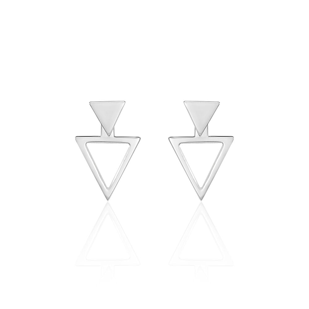 Bijoux D'oreilles Katie Argent Blanc - Piercings d'oreilles Femme | Marc Orian