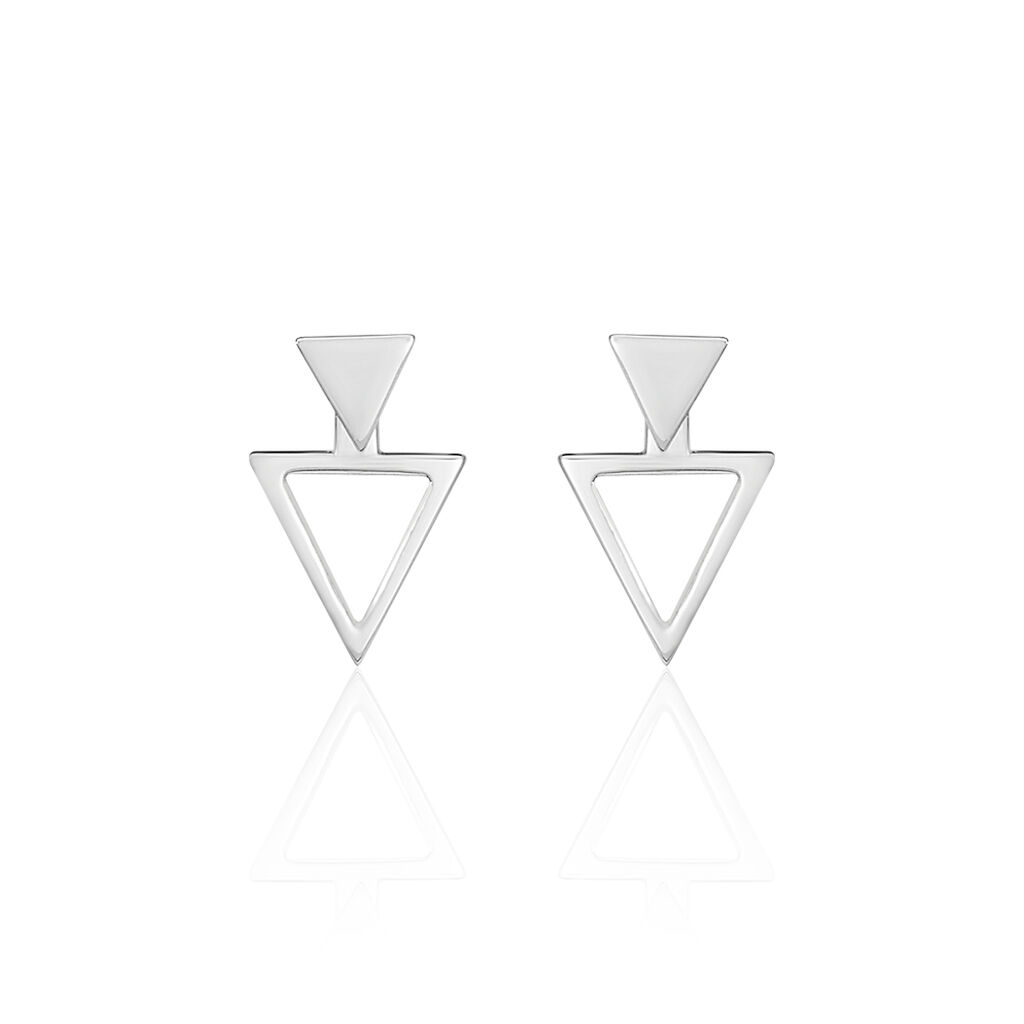 Bijoux D'oreilles Katie Argent Blanc - Piercings d'oreilles Femme | Marc Orian