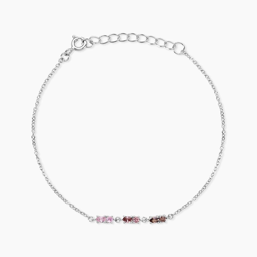 Bracelet Dion Argent Blanc Oxyde De Zirconium - Bracelets fantaisie Femme | Marc Orian