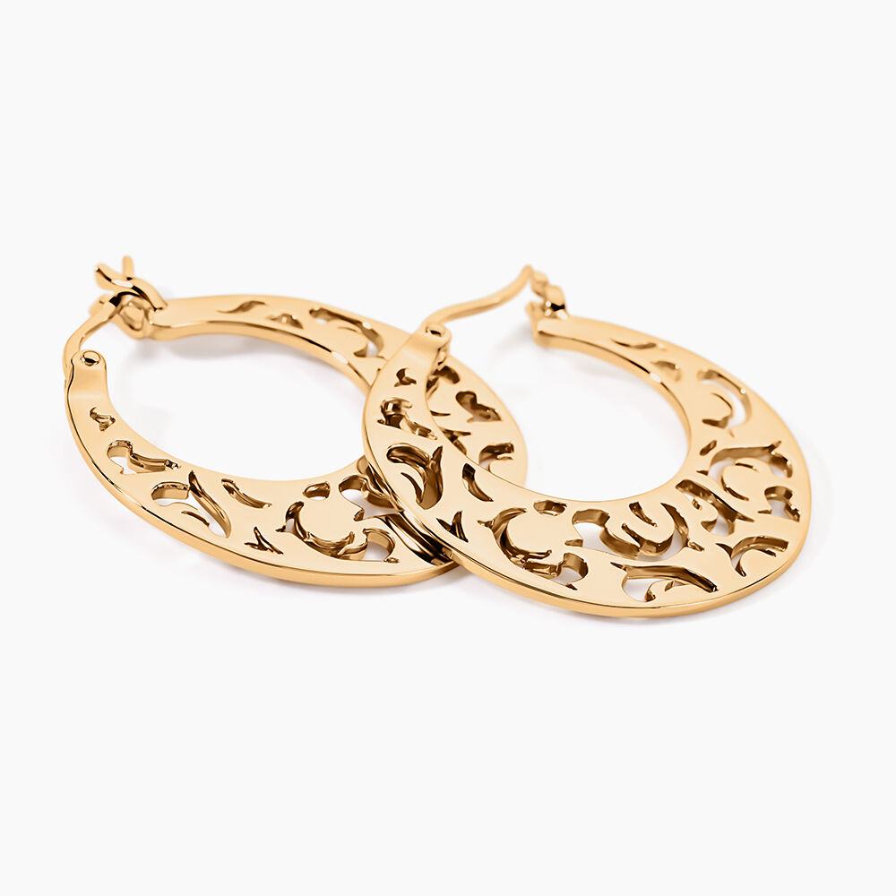 Cr&eacute;oles Tyfene Plaqu&eacute; Or Jaune - Cr&eacute;oles Femme | Marc Orian