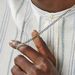 Collier Casper Argent Blanc - Chaines Homme | Marc Orian