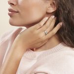 Bague Denise Or Blanc Emeraude Et Diamant - Bagues vintage Femme | Marc Orian