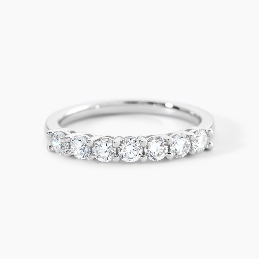 Alliance 2150 Or Blanc Diamant - Alliances duo Femme | Marc Orian