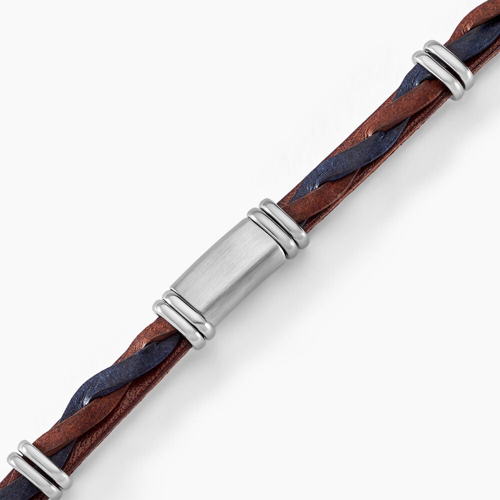 Bracelet Acier Blanc Pacome - Bracelets cuir Homme | Marc Orian