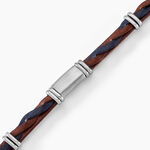 Bracelet Acier Blanc Pacome - Bracelets cuir Homme | Marc Orian