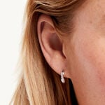 Cr&eacute;oles Llona Argent Blanc Oxyde De Zirconium - Cr&eacute;oles Femme | Marc Orian