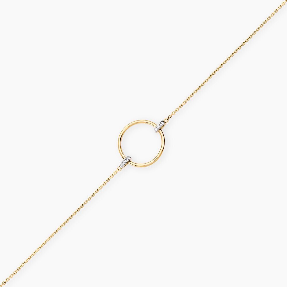 Bracelet Proserpine Or Jaune Diamant - Bracelets cha&icirc;nes Femme | Marc Orian