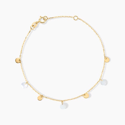 Bracelet Epurea Or Jaune Nacre - Bracelets Medailles Femme | Marc Orian