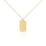 Collier Plaque Or Rayden - Colliers ete Homme | Marc Orian