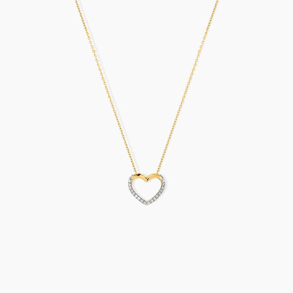 Collier Rhodia Or Jaune Diamant - Colliers avec pierres Femme | Marc Orian