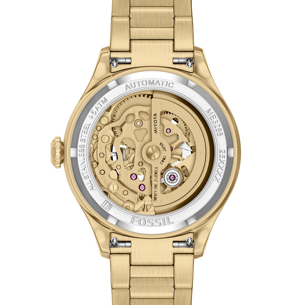 Montre Fossil Gilmore Automatic Dor&eacute; - Montres automatiques Femme | Marc Orian
