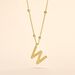 Collier Plaqué Or Jaune Lettra - Colliers fantaisie Femme | Marc Orian