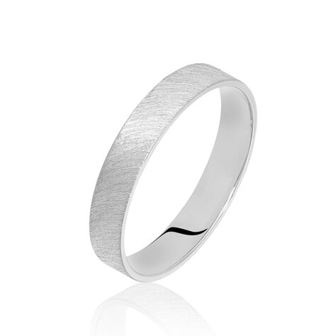 Alliance Palla Givree Ruban Plat Palladium Blanc - Alliances personnalisées Homme | Marc Orian
