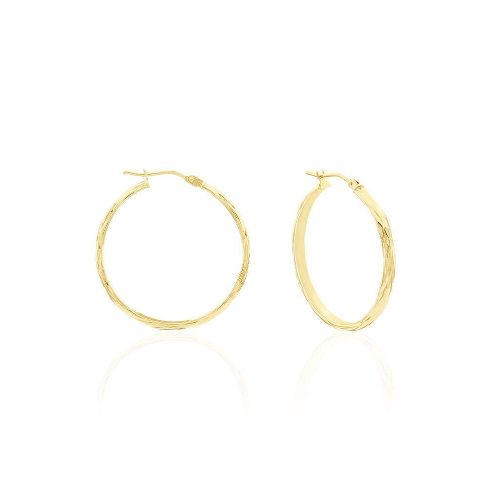 Cr&eacute;oles Vitali Or Jaune - Cr&eacute;oles Femme | Marc Orian