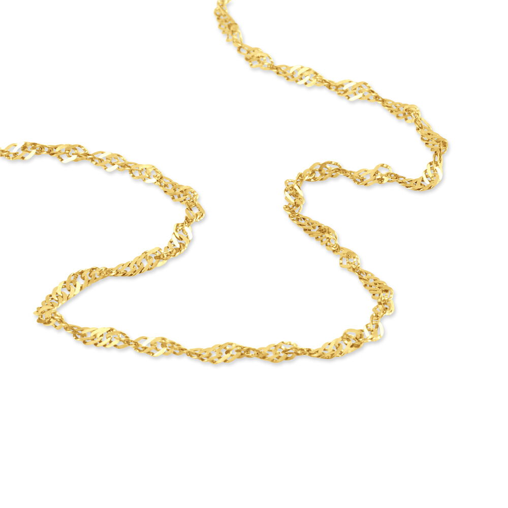 Chaîne Imanie Maille Singapour Or Jaune - Chaines Femme | Marc Orian