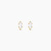 Boucles D'oreilles Puces Dudley Or Jaune Oxyde De Zirconium - Puces Femme | Marc Orian