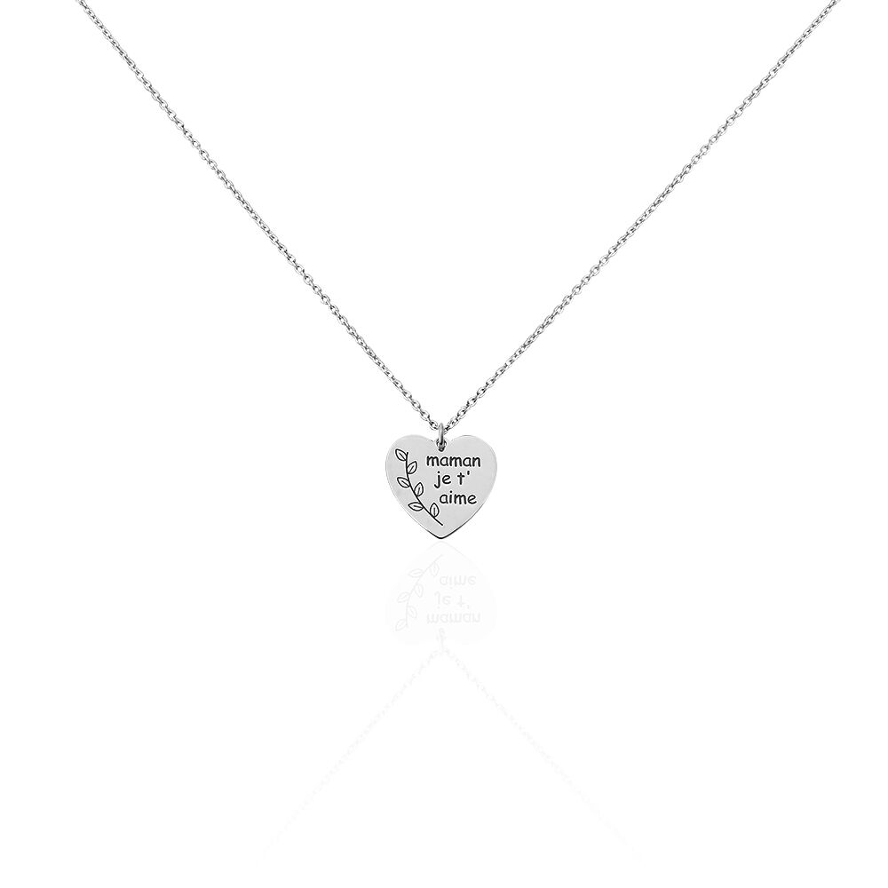 Collier Aemilia Argent Blanc - Colliers maman Femme | Marc Orian