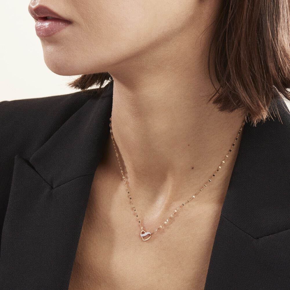 Collier Or Jaune Abiah Diamants - Colliers avec pierres Femme | Marc Orian