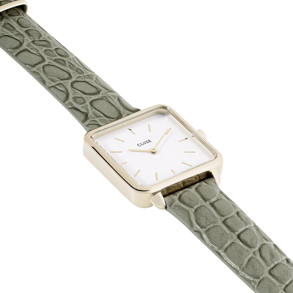 Montre Cluse La Tetragone Blanc - Montres Femme | Marc Orian