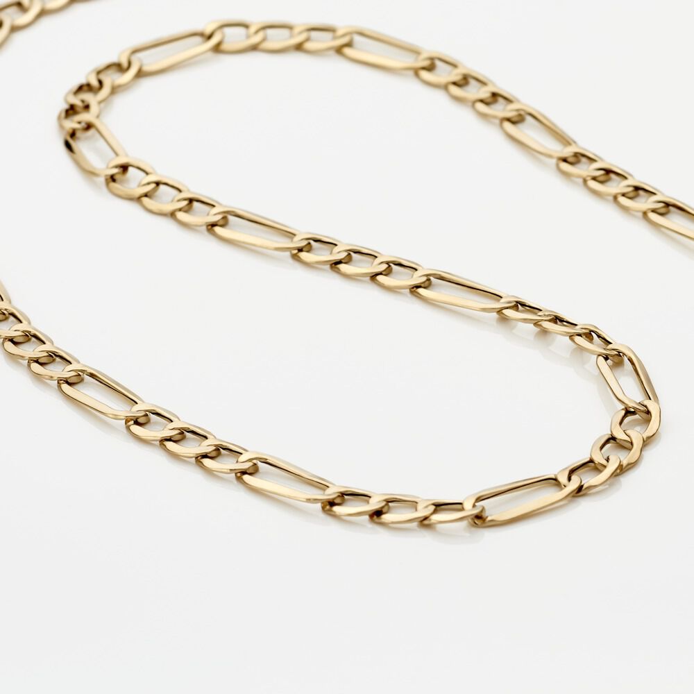 Collier Or Jaune Cameo Maille Alternée 1/3 - Chaines Homme | Marc Orian