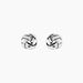 Boucles D'Oreilles Puces Orane Argent Blanc - Puces Femme | Marc Orian
