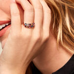 Bague Leonice Or Rose Am&eacute;thyste Topaze - Bagues pierres fines Femme | Marc Orian